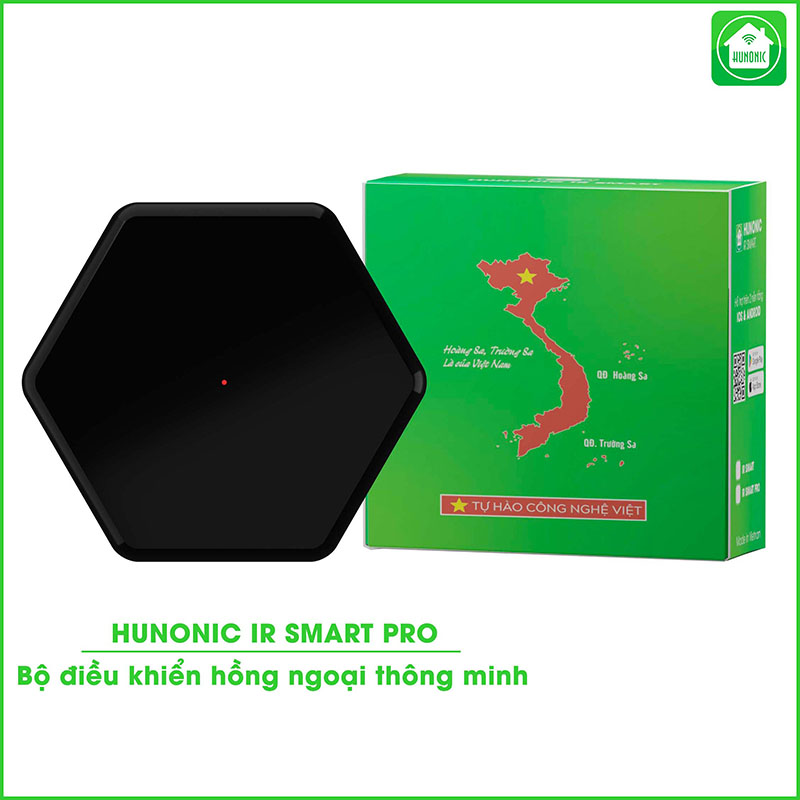 Bộ điều khiển hồng ngoại Tivi, Điều Hoà qua điện thoại Hunonic IR Smart Pro